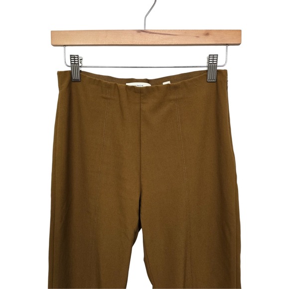 Vince Slim Leg Pants Tan Brown Elastic Waist Stretch Women's Size Small - Picture 8 of 8